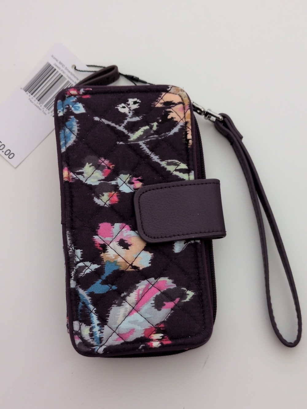 NWT Vera Bradley Iconic RFID Smartphone Wristlet - Indiana Rose - Picture 2 of 5
